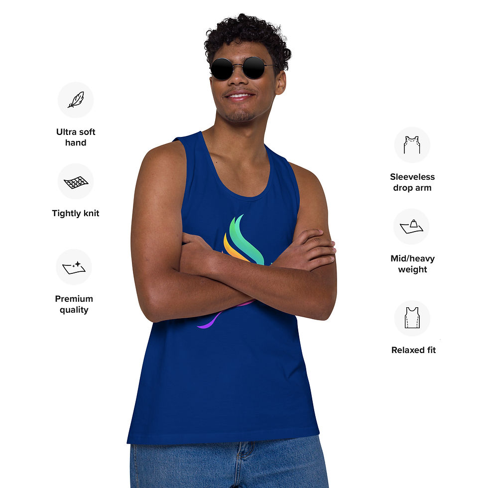 Thumbnail: Men’s premium tank top (Logo in Front) 