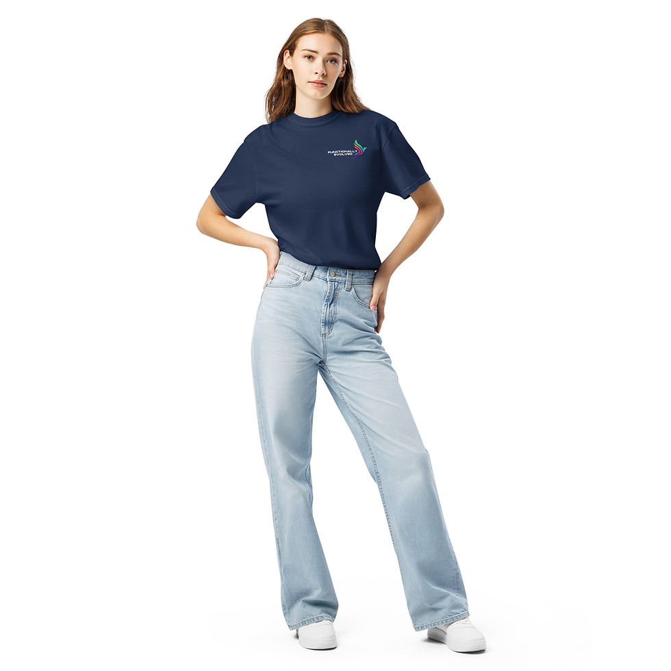 Thumbnail: Unisex garment-dyed heavyweight t-shirt (Logo Front and Back)