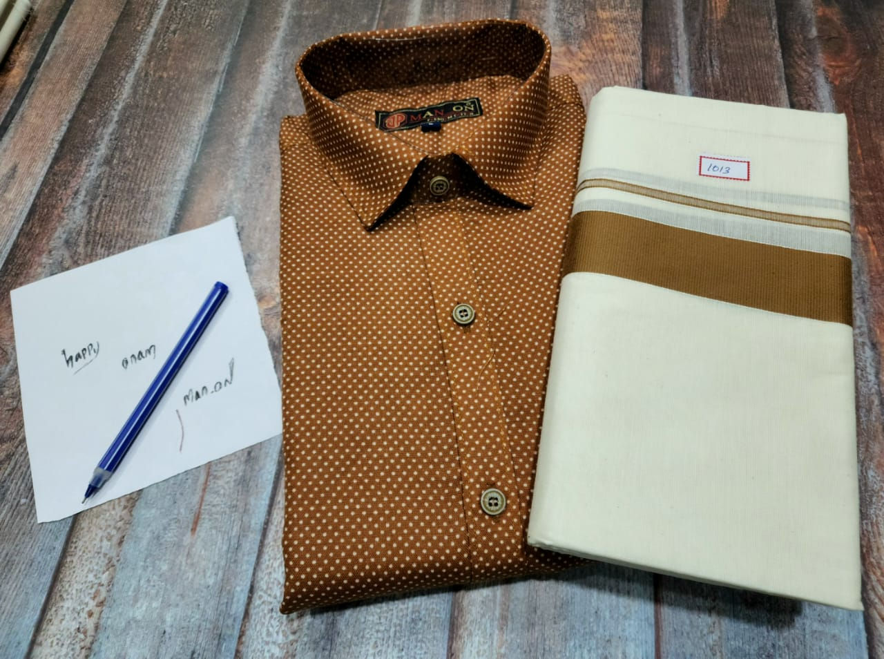 Cotton Shirts With Dhoti Combo