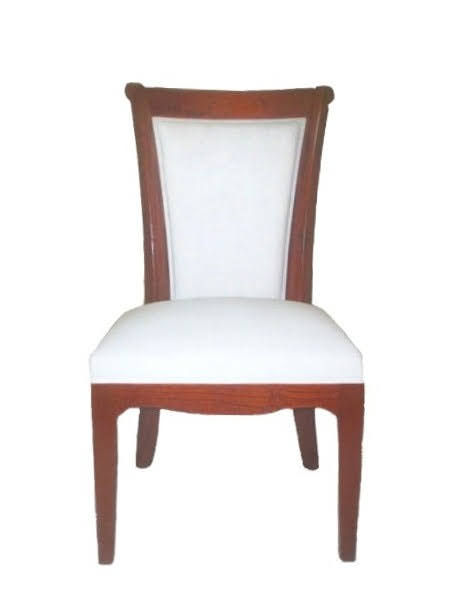 Silla con espaldar tapizado