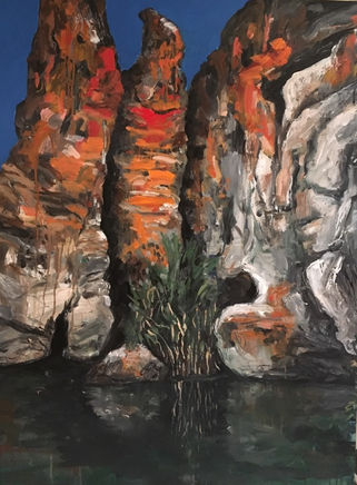 Geiki Gorge lll, acrylic on canvas, 122 x 92 cm.jpeg