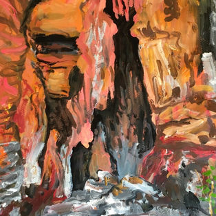 Mimbi Caves, acrylic on paper, 50 x 32cm.jpeg
