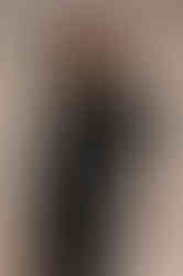 GINGER black fitted sheath midi dress with 3/4 sleeves