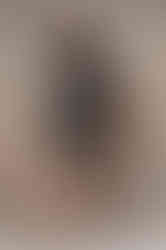 GINGER black fitted vegan leather dress midi with sleeves