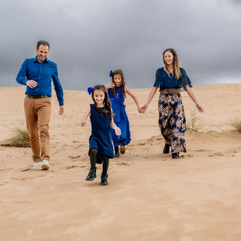 photographe arcachon séance famille plage