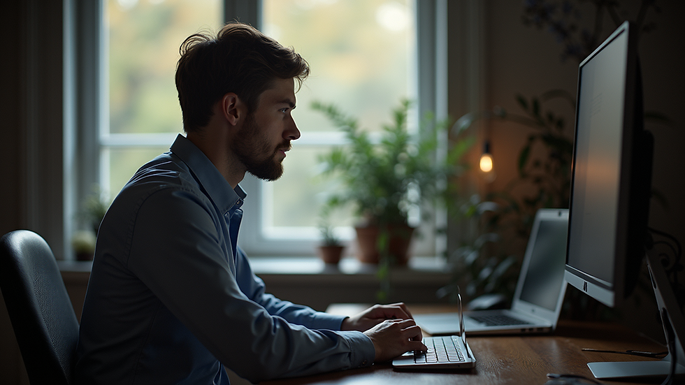 Vue rapprochée d’un écran montrant une photo avant et après retouche
