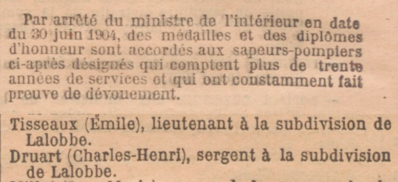 Journal officiel du 19/7/1904