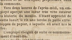 Le Moulin face à l'usure du temps, de l'eau et du feu