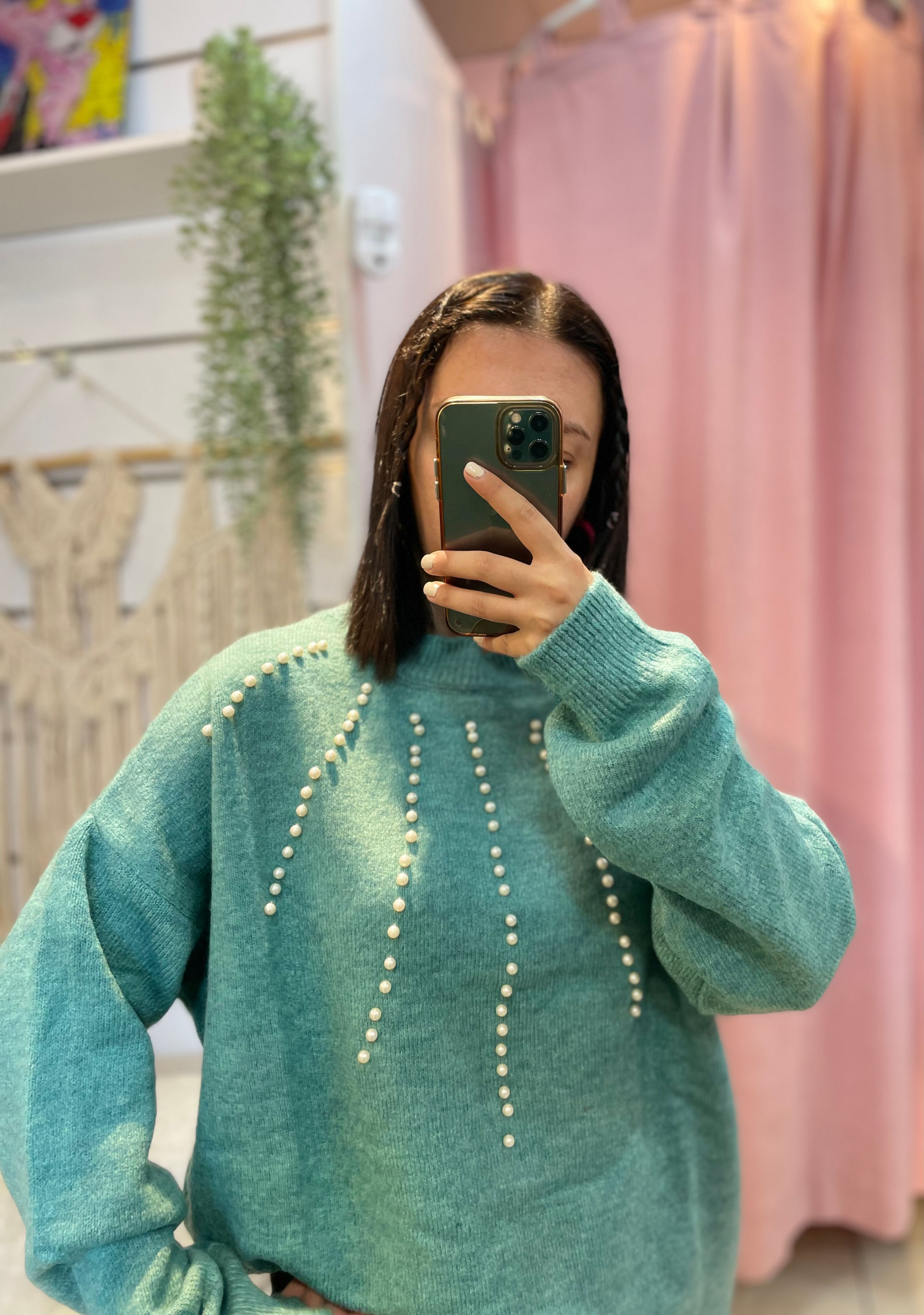 İnci Detaylı Triko