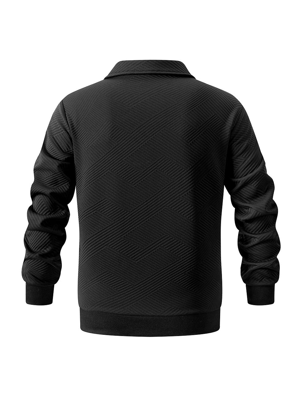 Thumbnail: Casual Half-Zip Sweatshirt Set