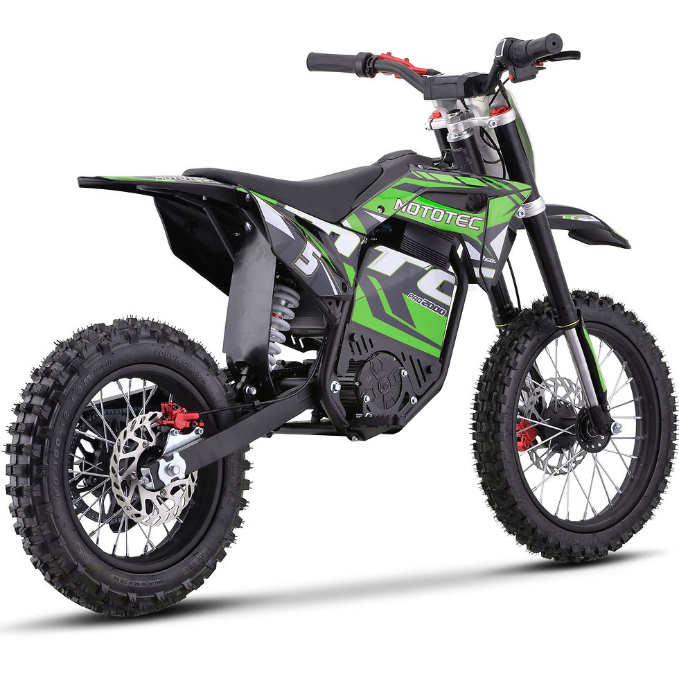 Thumbnail: MotoTec 60v 2000w Lithium Pro Electric Dirt Bike