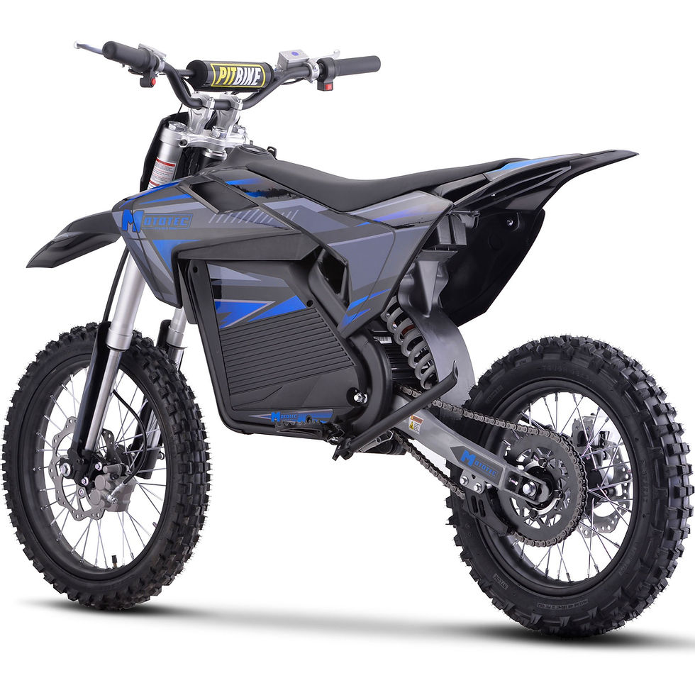Thumbnail: MotoTec 72v 5000w Lithium Pro Electric Dirt Bike