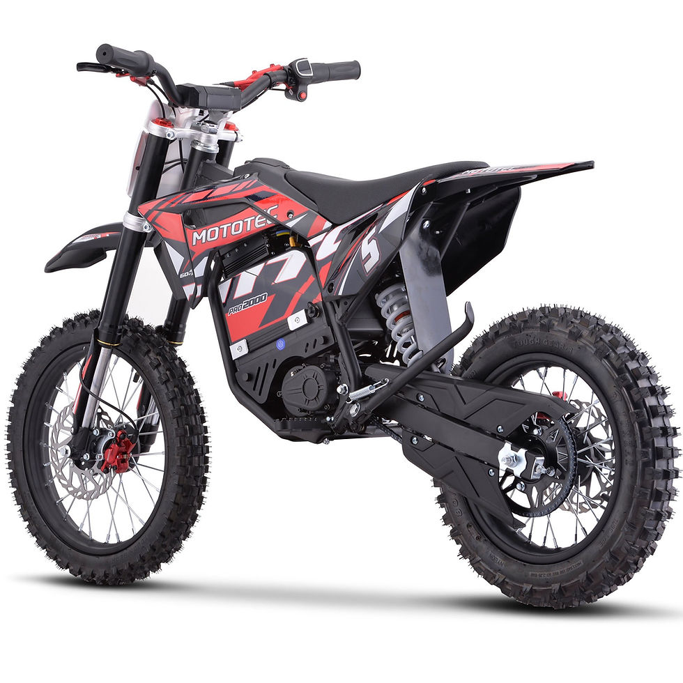 Thumbnail: MotoTec 60v 2000w Lithium Pro Electric Dirt Bike