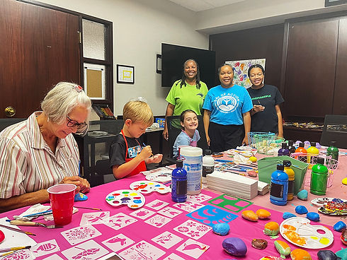 Pilar with volunteers.jpg