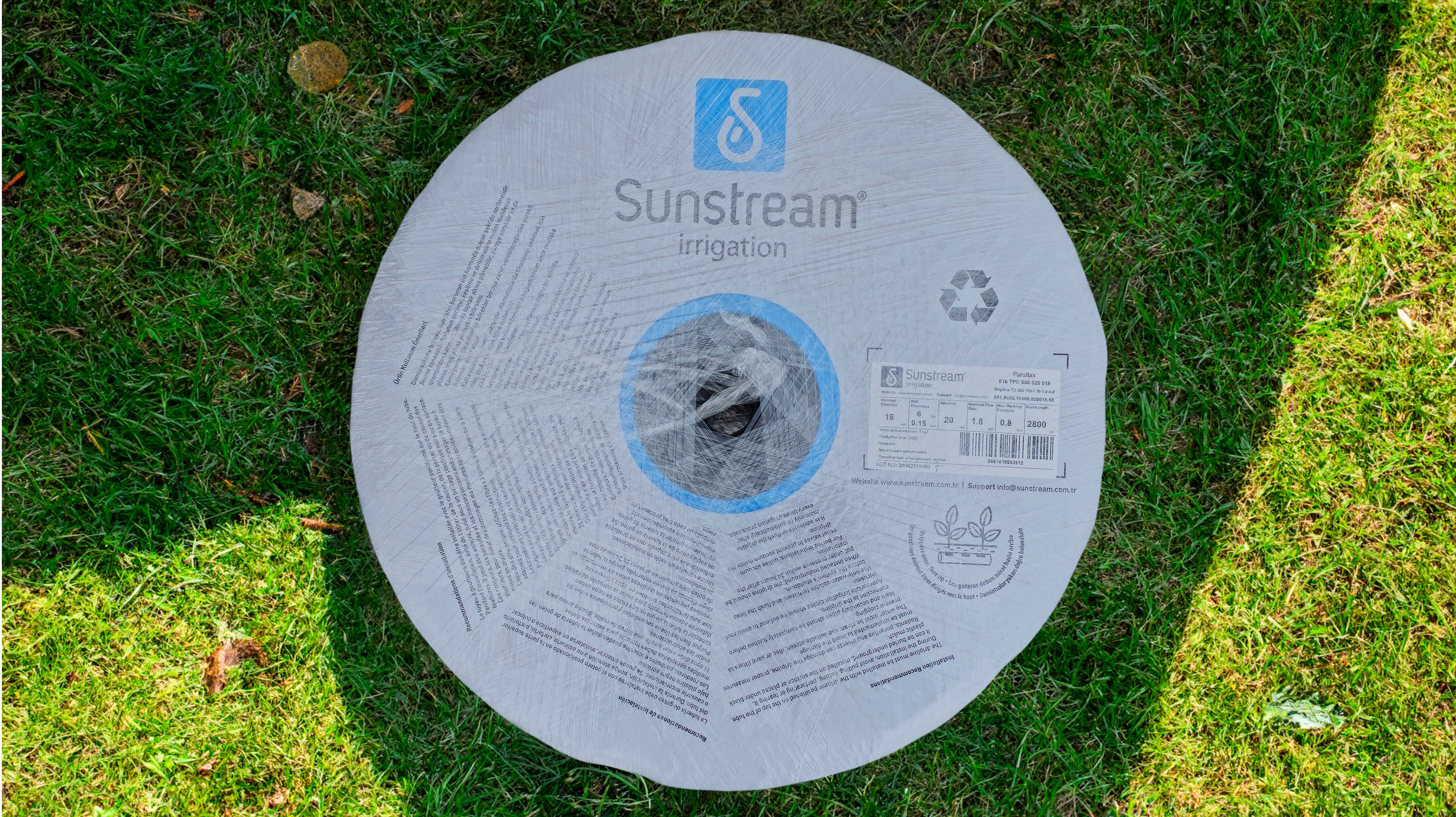 Капельная Лента Sunstream Щелевая 6/20/1.8 (2.8 км.)