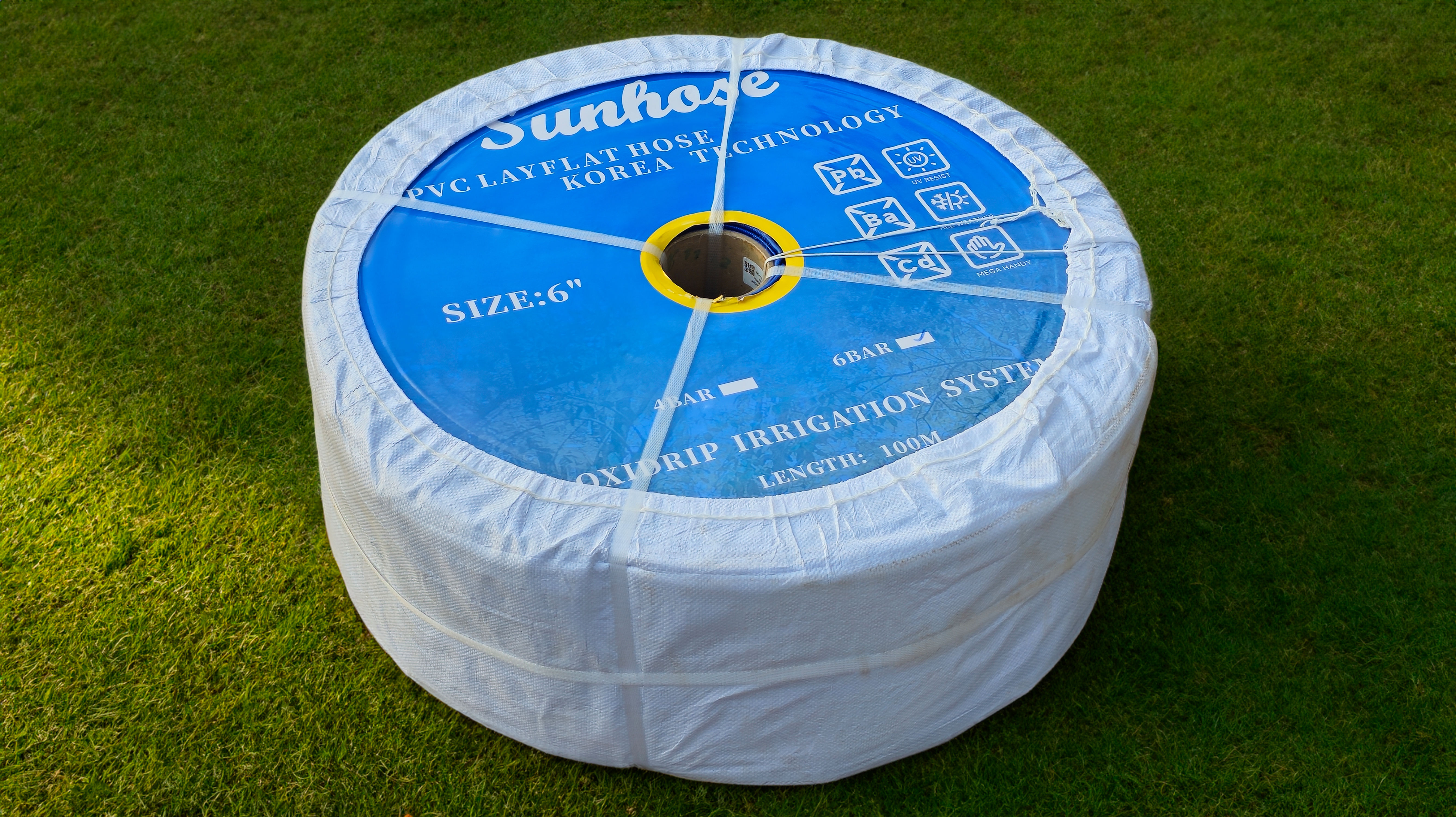 Магистральный Шланг LayFlat (Лейфлет) Sunhose 6" (152 мм.) 6 bar (100 м.)