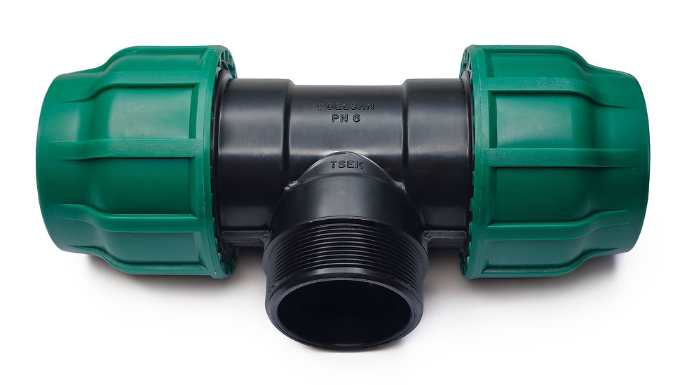 Тройник НР Poelsan для полиэтиленовых труб