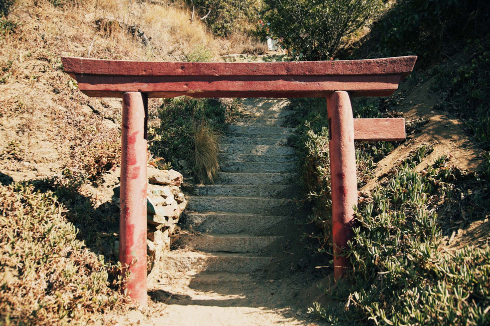 Mixed Religious Spot at Runyon Canyon Park