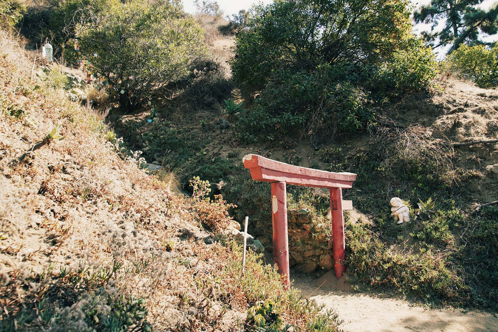 Mixed Religious Spot at Runyon Canyon Park