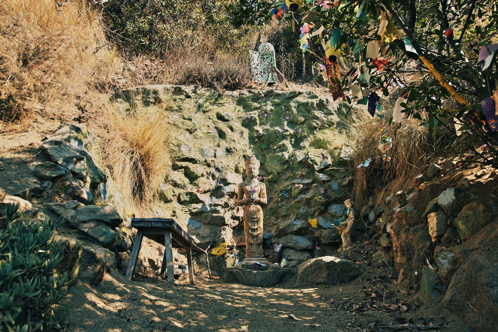 Mixed Religious Spot at Runyon Canyon Park