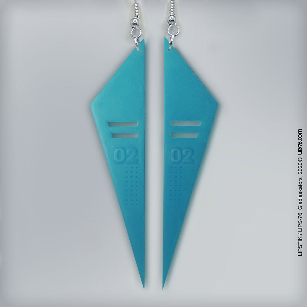 Thumbnail: "Triangle Blades" - Earrings