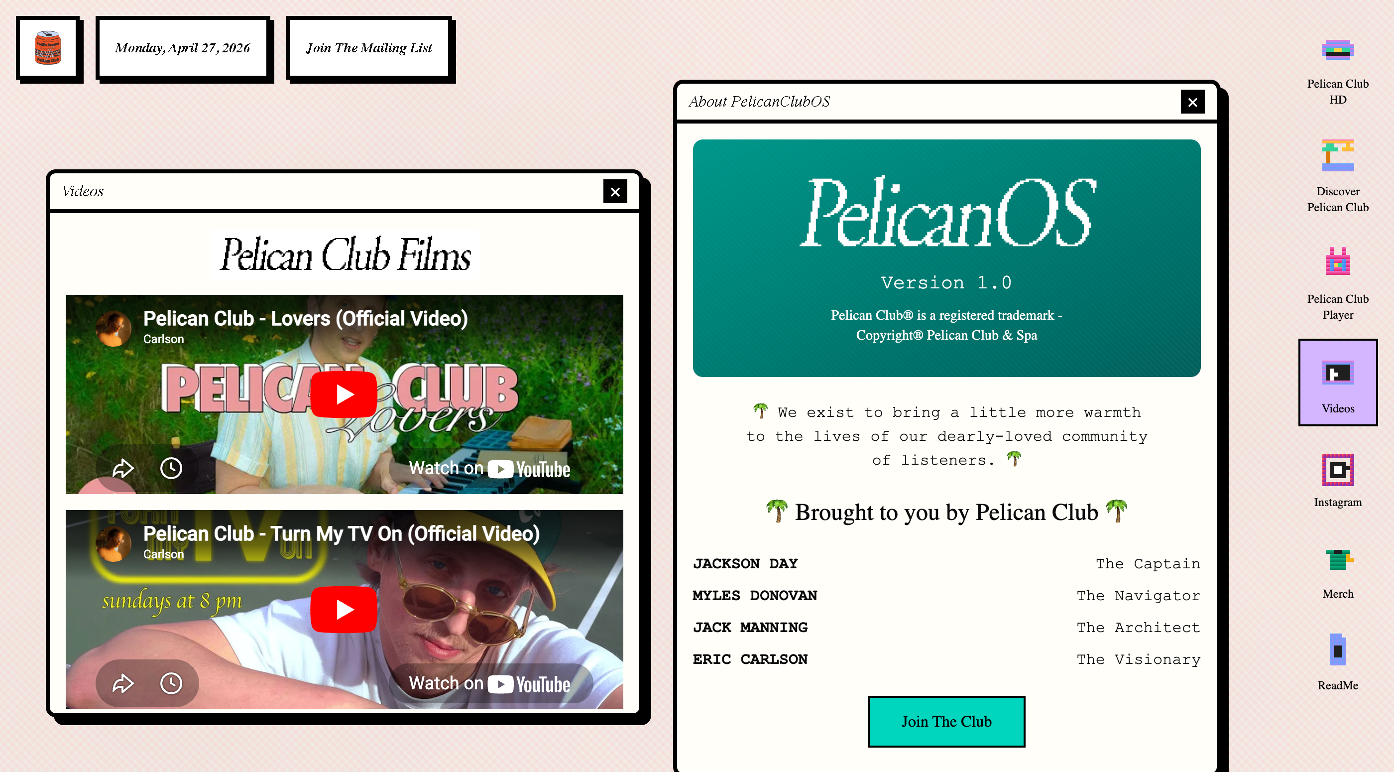 Pelican Python Site Example Site of Sites | Web Design Inspiration | Pelican Club