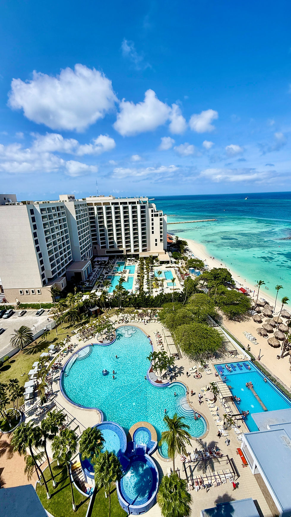 RIU Antillas facing south towards St. Regis