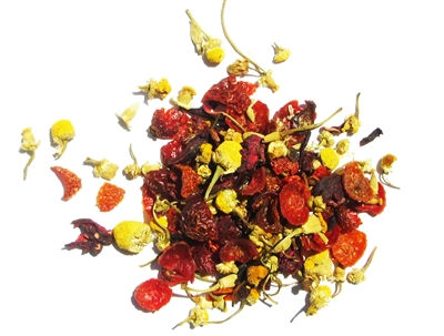 Organic Tea and Trumpets Chamomile Hibiscus