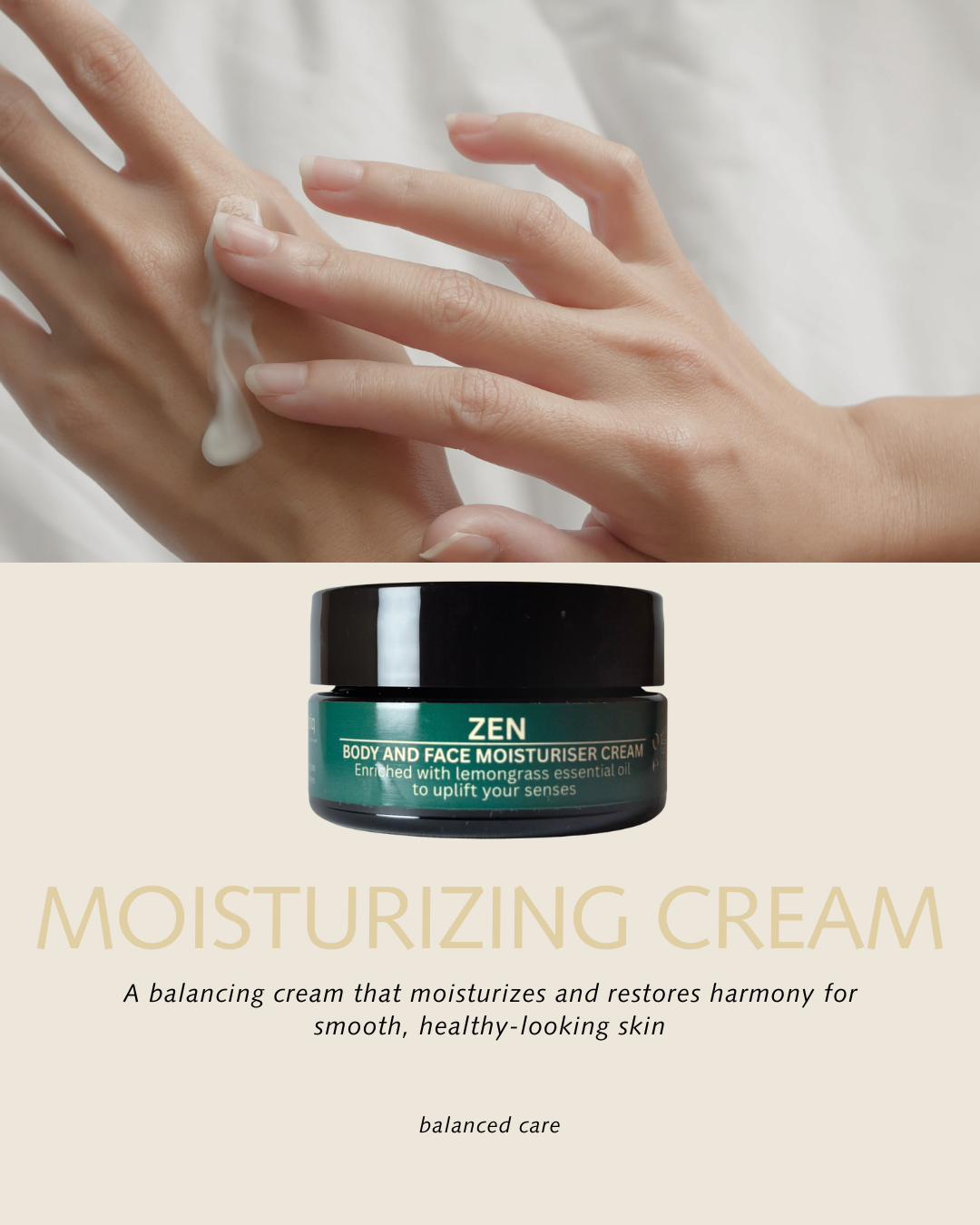 Skinotiq Zen cream for sensitive skin | Hydrating face and body cream | Skinotiq