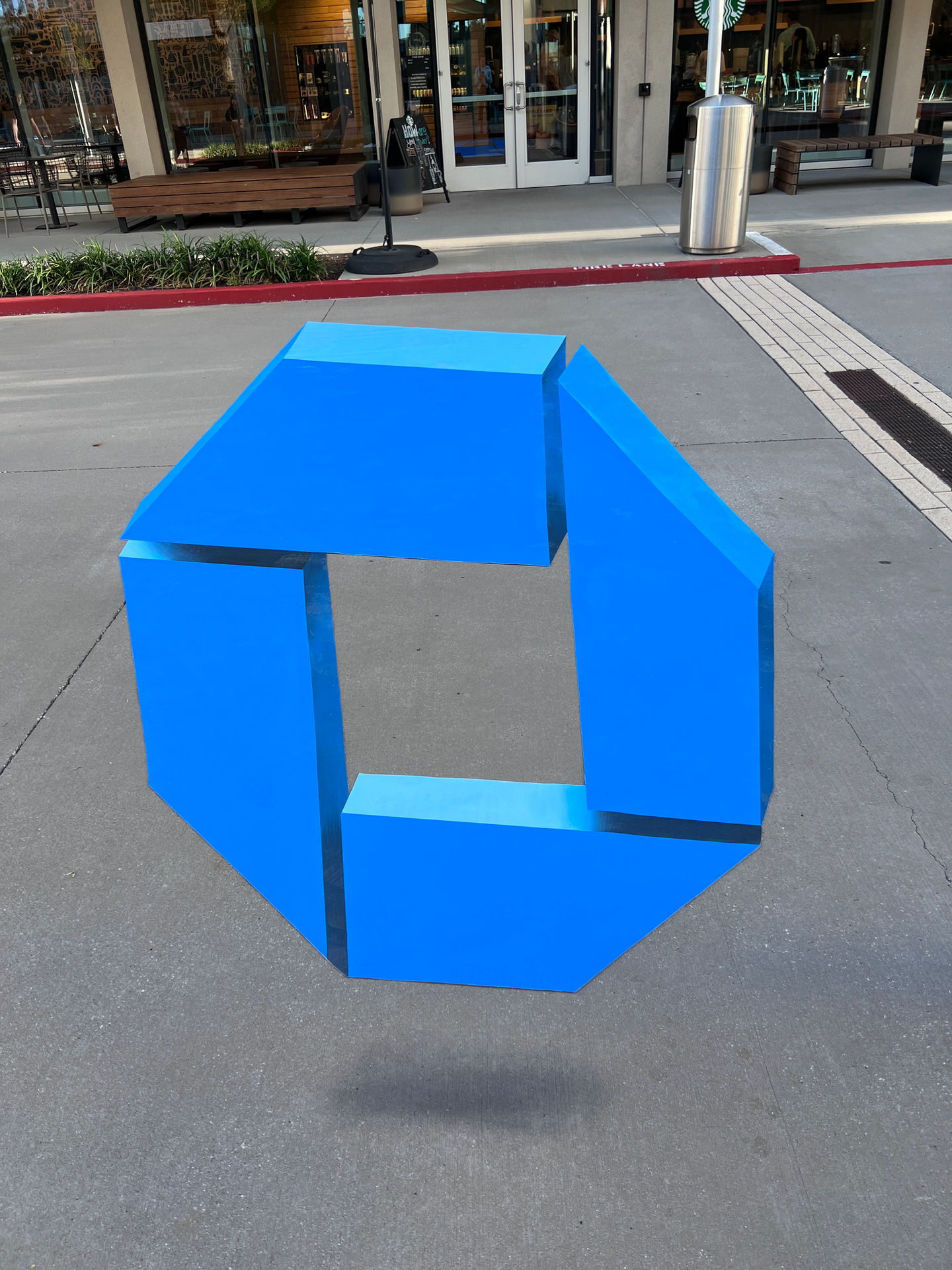 3D Street Art - Chase Logo