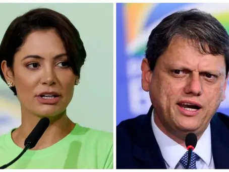 Domiciliar a Bolsonaro une Michelle e Tarcísio, e aliados tentam reabilitar candidatura presidencial