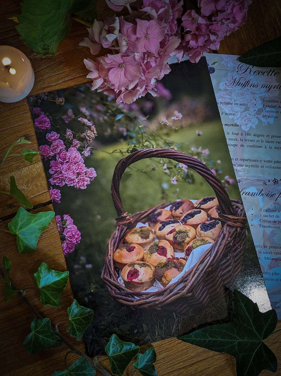 Miniature : Muffins Myrtille & Framboise/Pistache - Fiche de recette