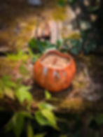Miniature : "Pumpkin juice" - Bougie en céramique
