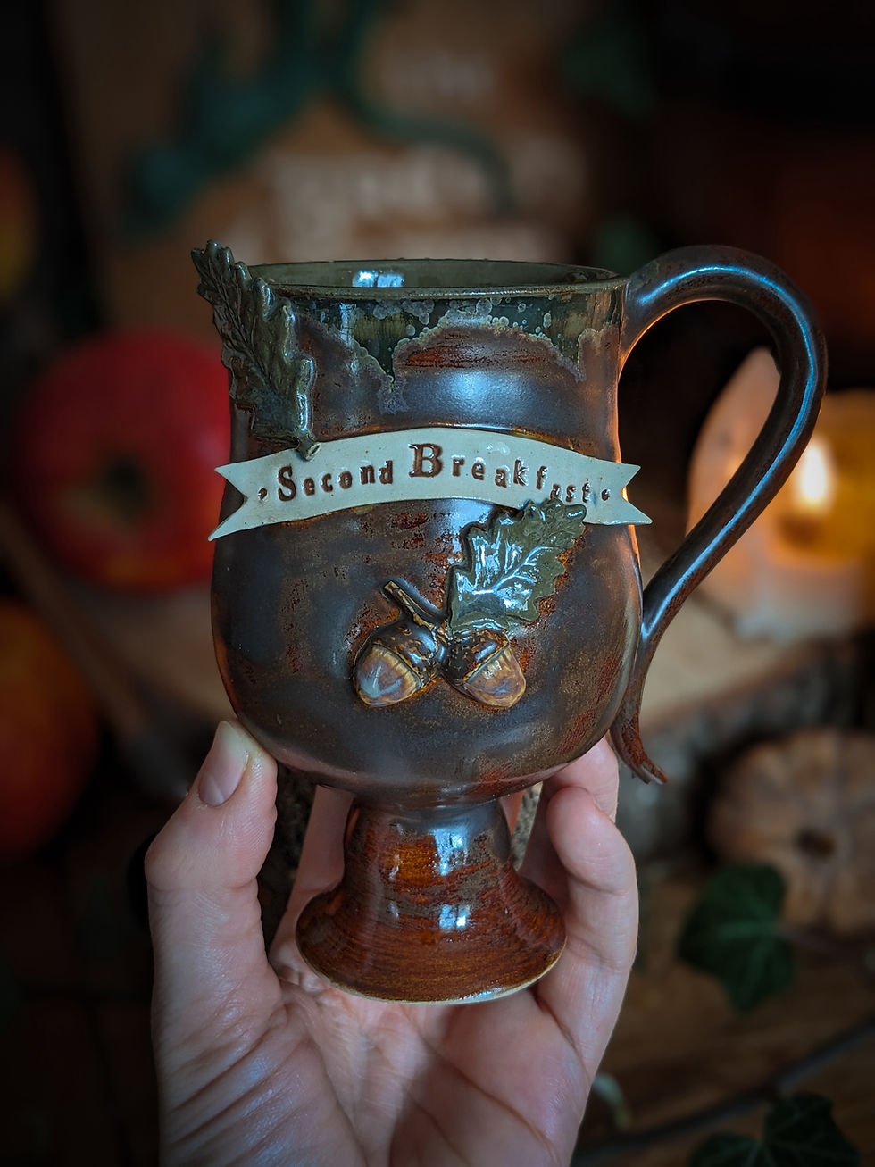 Miniature : Verre "Second Breakfast" Chêne - En céramique