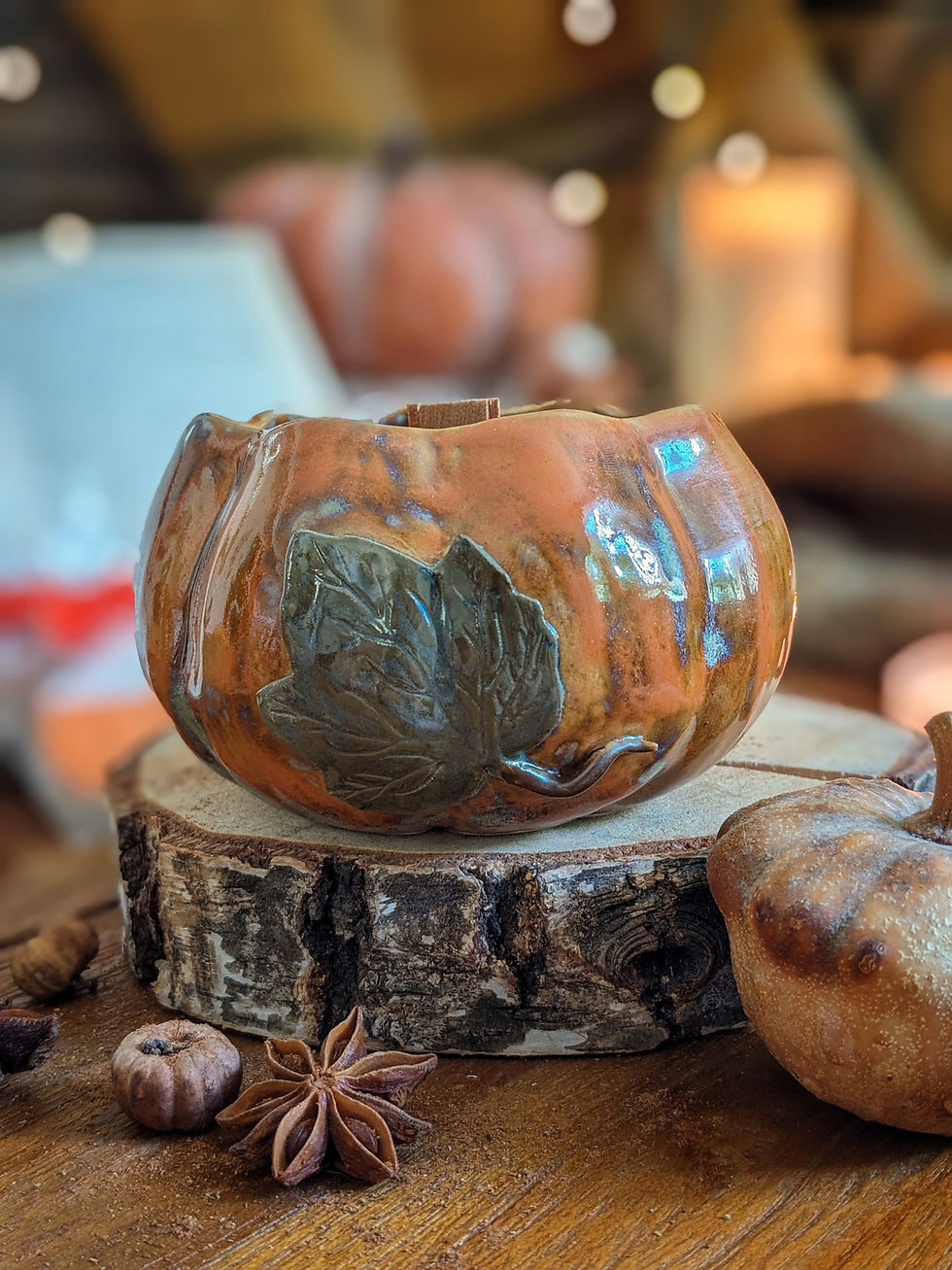 Thumbnail: "Butternut Squash Soup" - Orange Ceramic Candle