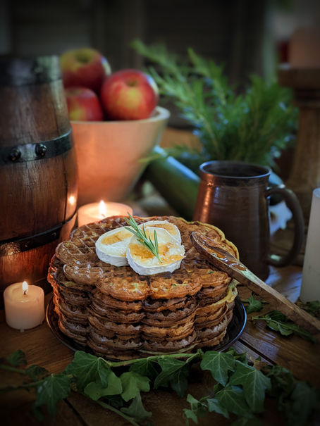 Recette des gaufres à la courgette du Père Maggotte