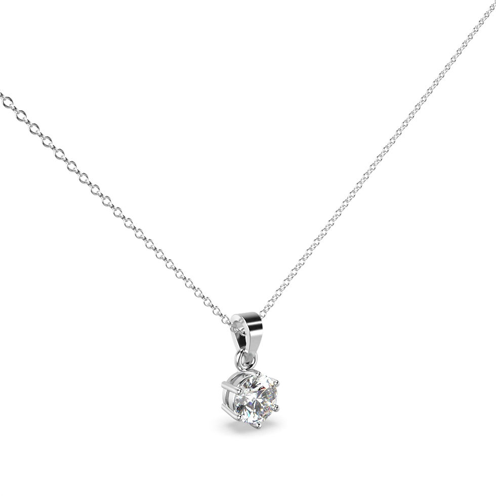 Thumbnail: 0.55ct Round Pandant