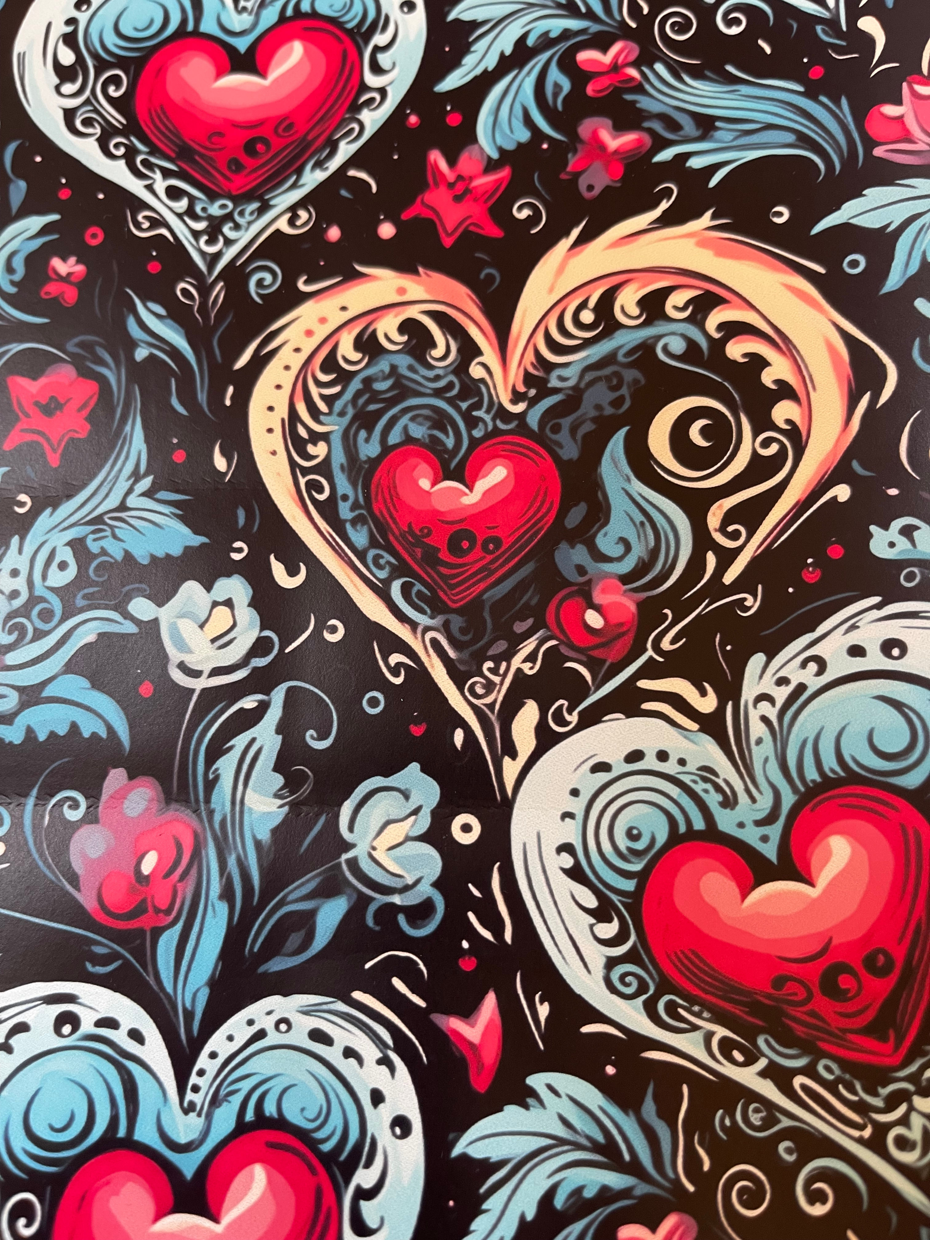 Tatoo Love 18 inch smooth vinyl