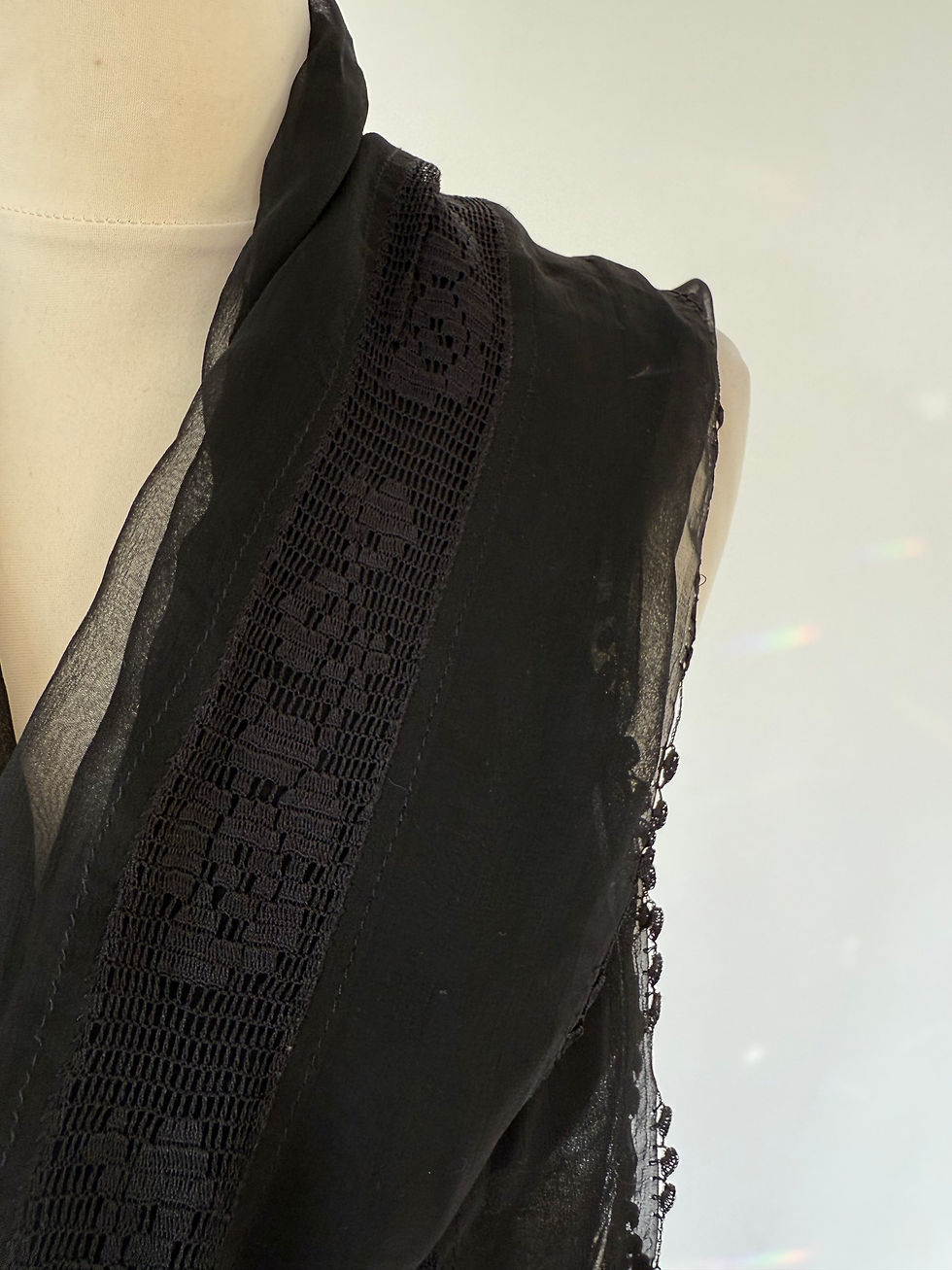 Thumbnail: Hand knitted scarf
