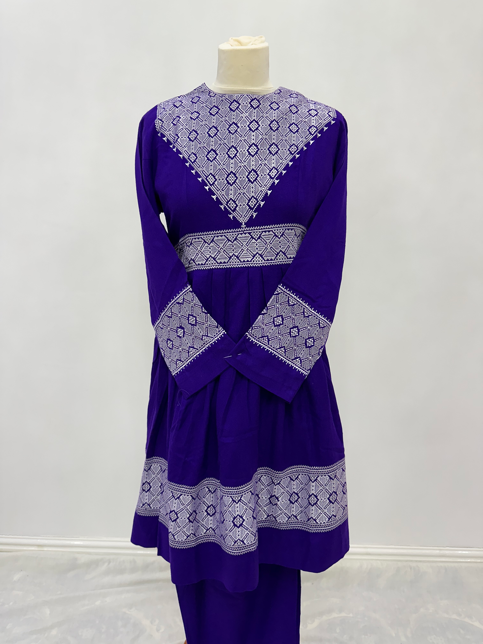 Thumbnail: Hand Embroidered Khamak Dresses essential