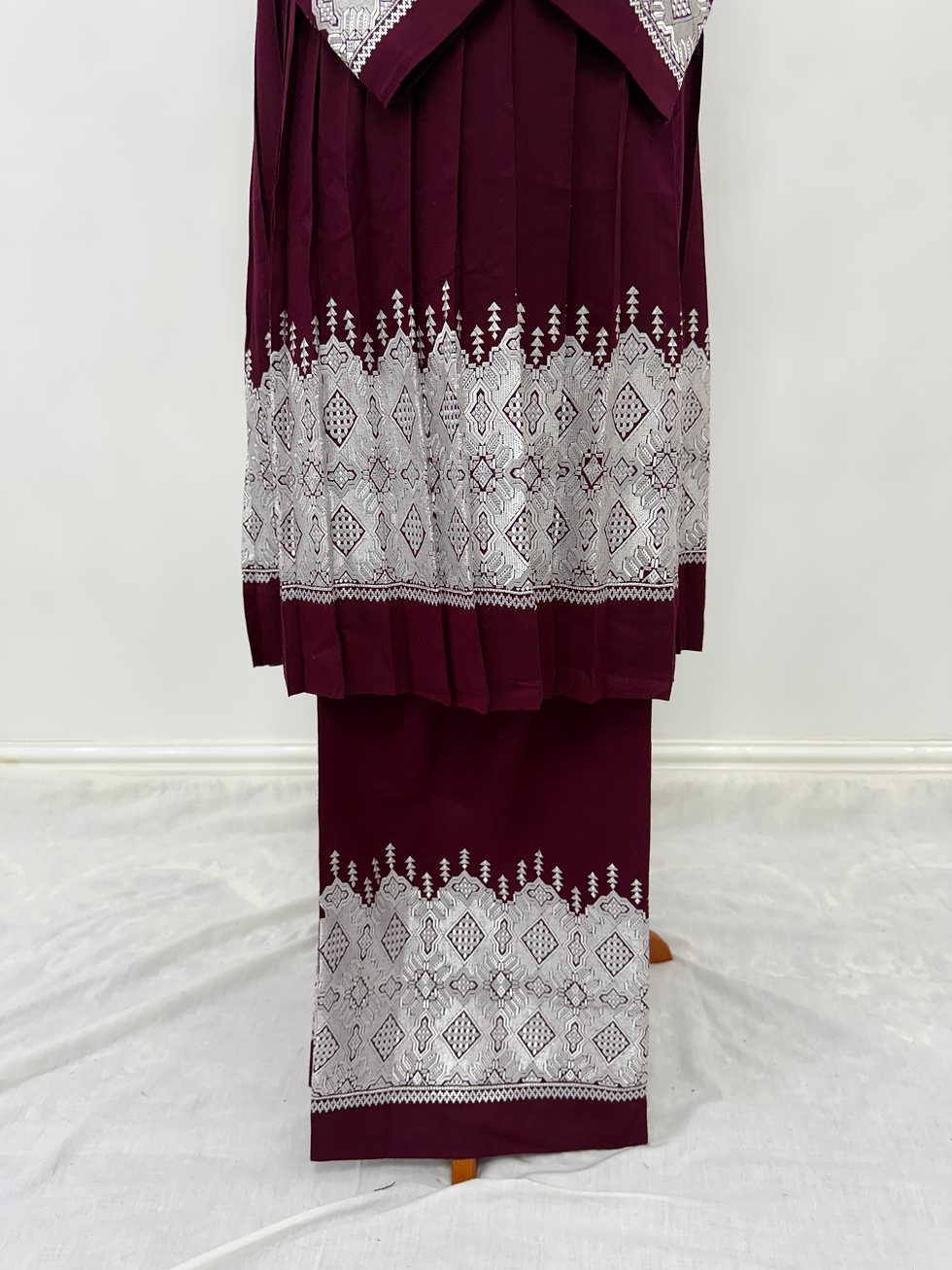 Thumbnail: Hand Embroidered Heritage Luxe Khamak Dresses