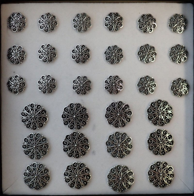 Miniatyrbilde: Komplett knappesett til Korttrøye