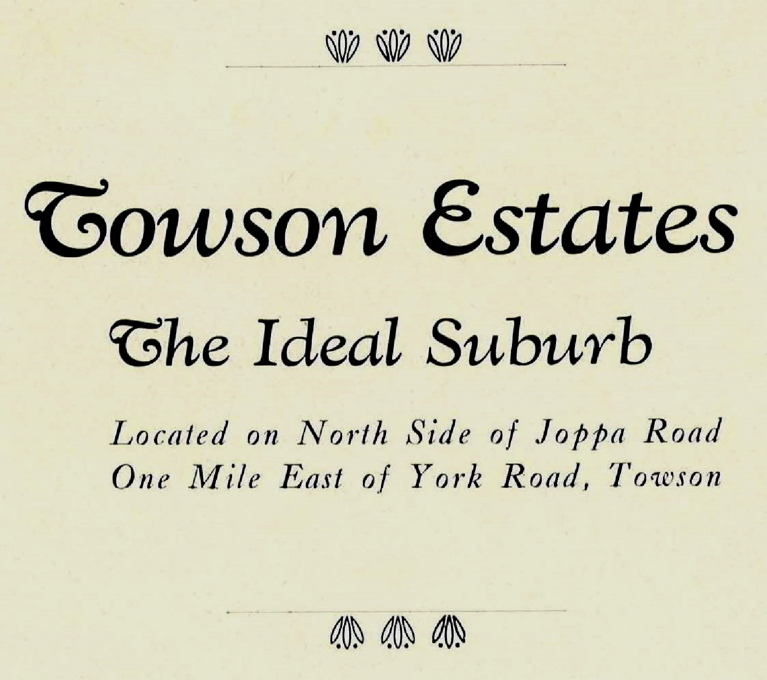 Booklet Title Page