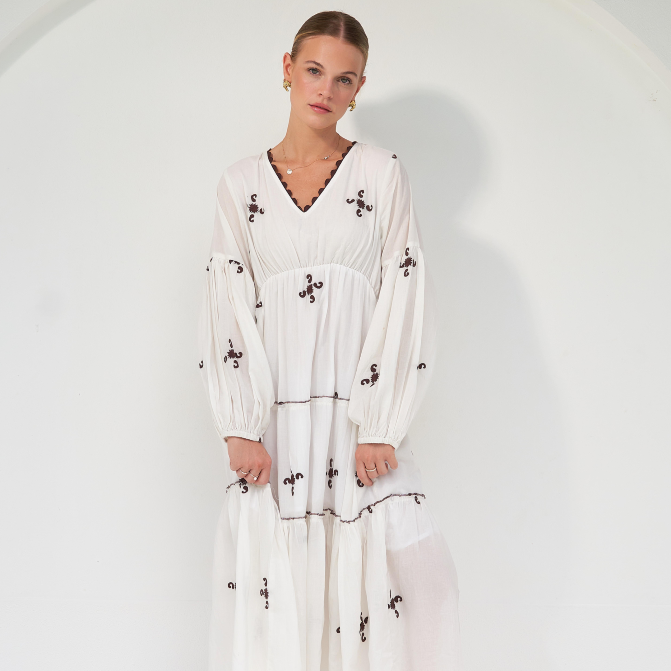 Zoe Dress Paisley Sun