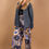 Thumbnail: Scarlett Pants Blue Flower
