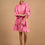 Thumbnail: JUNE DRESS  -  PINK PALM EMBRO
