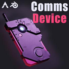 A rigged sci-fi communication device that could be used as a phone, radio or a trigger. Movie-quality rigged asset for Blender.