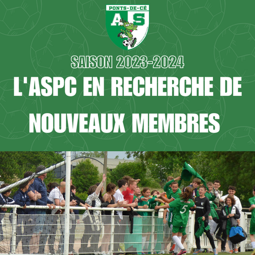 L'ASPC À LA RECHERCHE DE NOUVEAUX MEMBRES