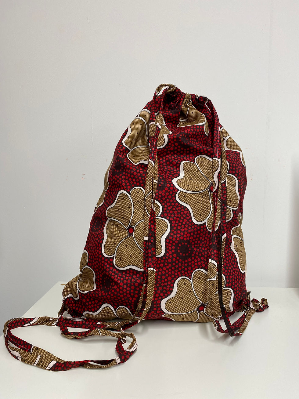 Luhoc Flower African Draw-String Bag