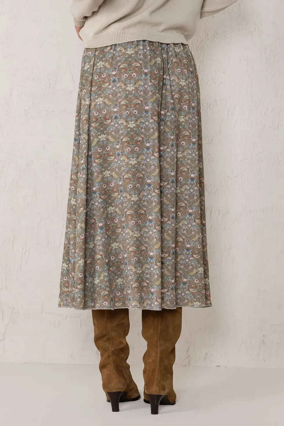 Miniaturbild: Jupe Carla / Braun mit Muster